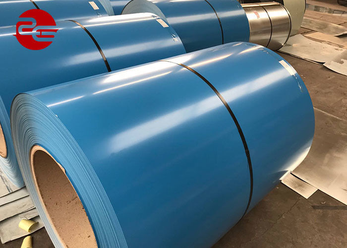 اندازه سفارشی Prepainted ورق گالوانیزه / رنگ Coiled Steel Coil Approval SGS